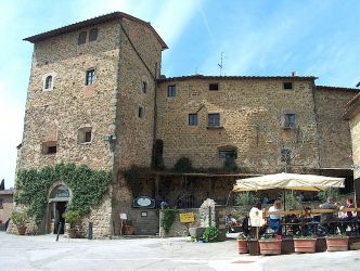 Piazza principale di Volpaia